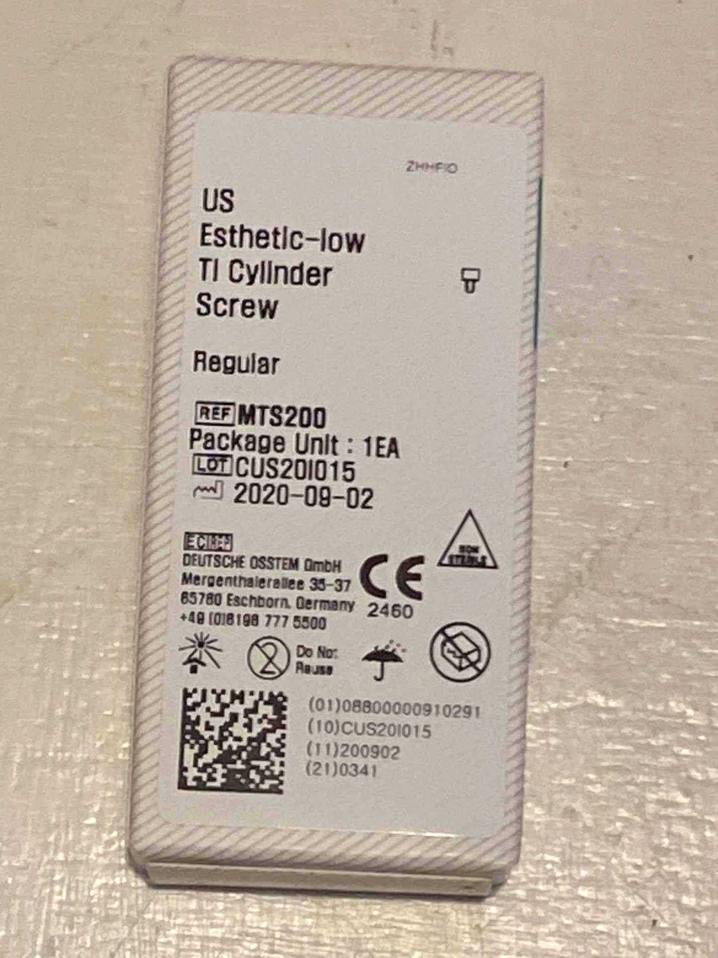 US Esthetic Low Ti Cylinder Screw