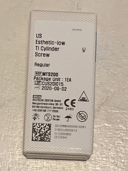 US Esthetic Low Ti Cylinder Screw