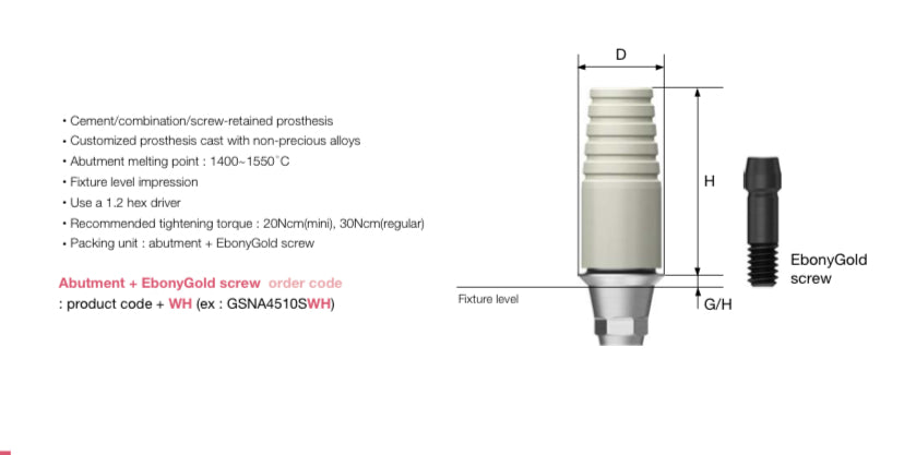 NP Cast abutment