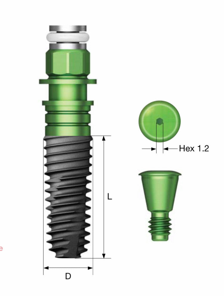 Osstem TS Fixtur non mounted