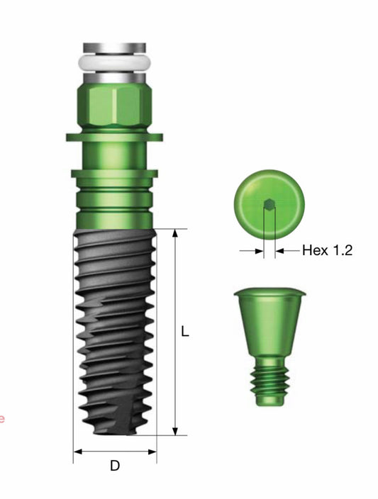 Osstem TS Fixtur non mounted