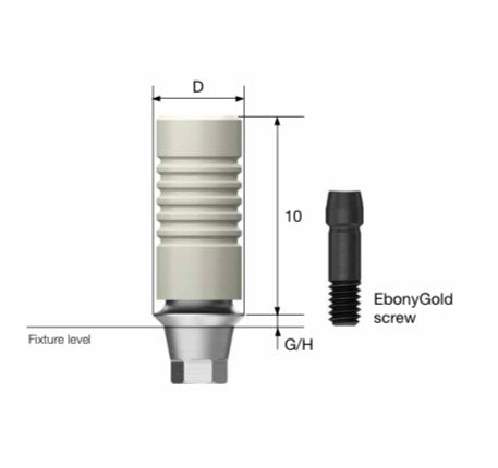 gold cast abutment