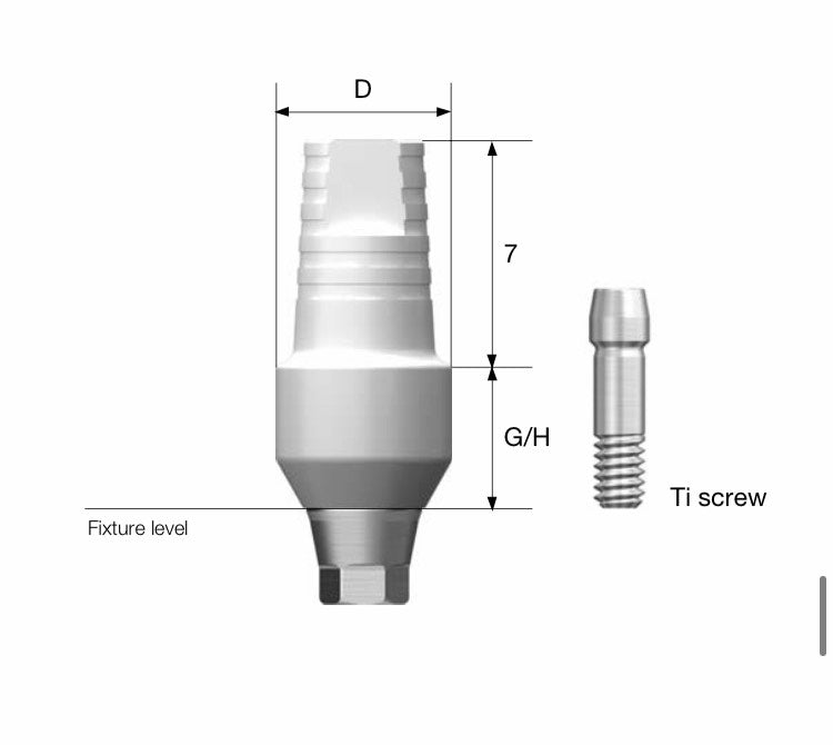 Quick temporary abutment