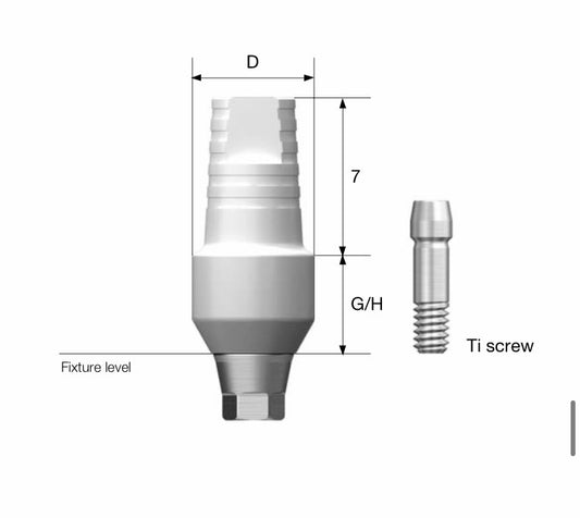 Quick temporary abutment